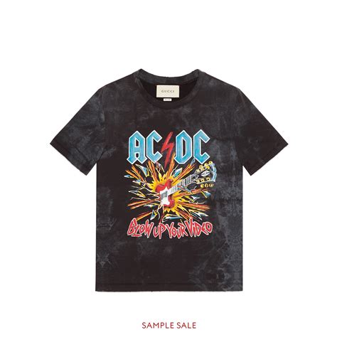 Gucci AC/DC Graphic Print T